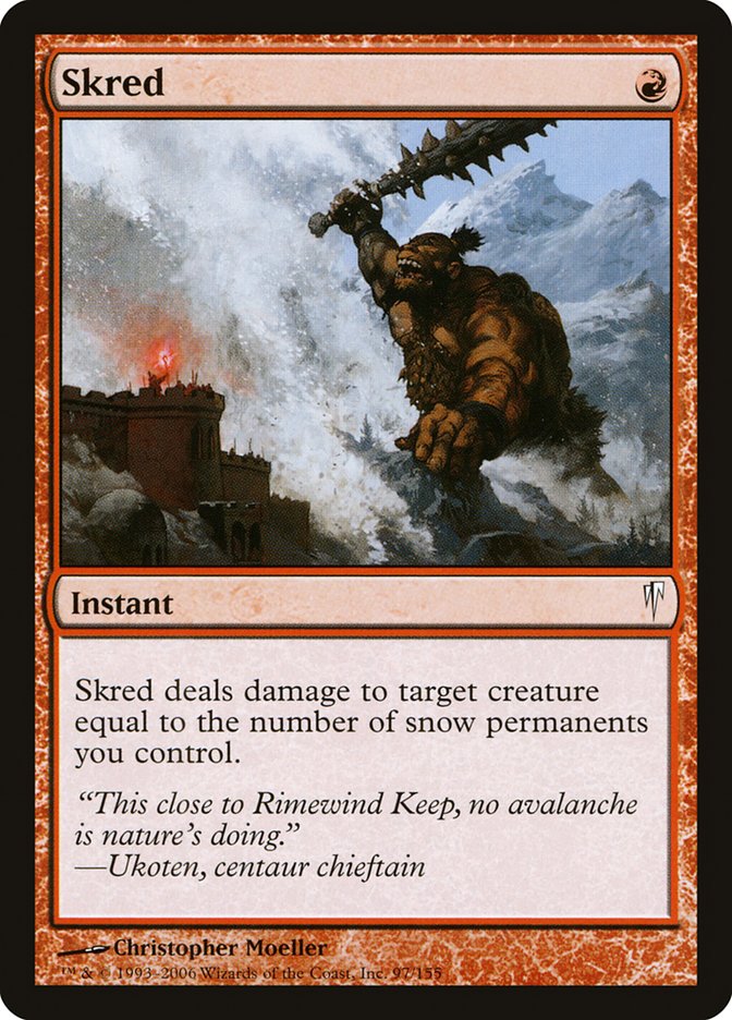 Skred [Coldsnap] MTG Single Magic: The Gathering | Red Claw Gaming
