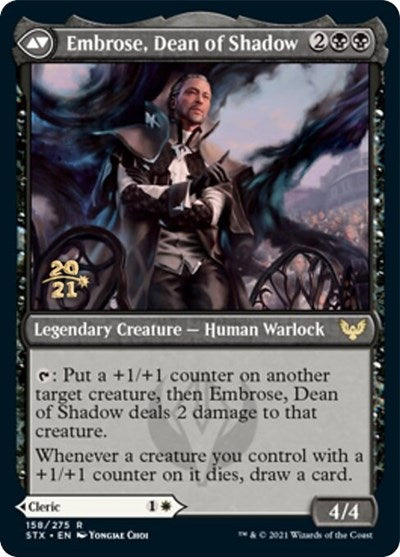Shaile, Dean of Radiance // Embrose, Dean of Shadow [Strixhaven: School of Mages Prerelease Promos] MTG Single Magic: The Gathering | Red Claw Gaming