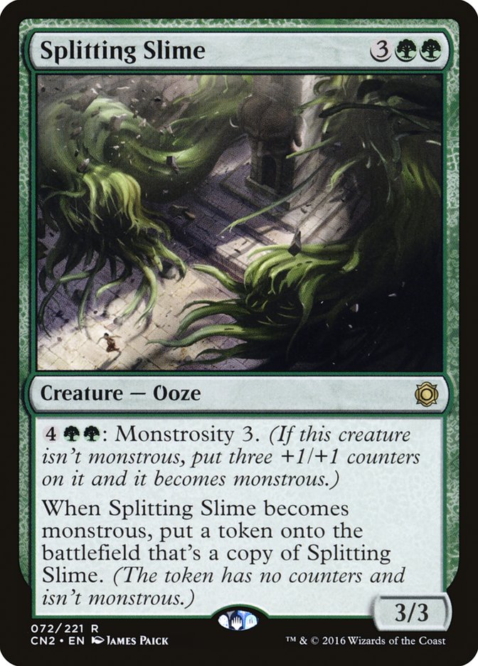 Splitting Slime [Conspiracy: Take the Crown] MTG Single Magic: The Gathering | Red Claw Gaming