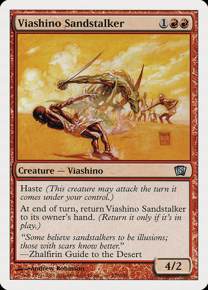 Viashino Sandstalker [Eighth Edition] MTG Single Magic: The Gathering | Red Claw Gaming
