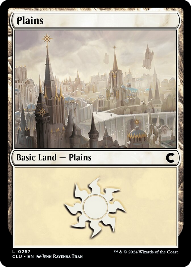 Plains (0257) [Ravnica: Clue Edition] MTG Single Magic: The Gathering | Red Claw Gaming
