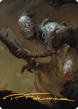 Mold Folk Art Card (Gold-Stamped Signature) [Commander Legends: Battle for Baldur's Gate Art Series] MTG Single Magic: The Gathering | Red Claw Gaming