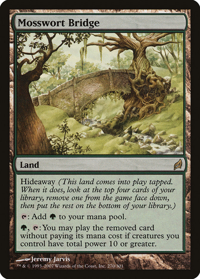 Mosswort Bridge [Lorwyn] MTG Single Magic: The Gathering | Red Claw Gaming