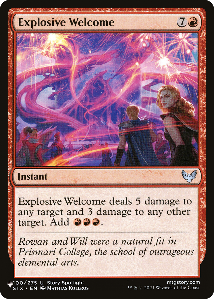 Explosive Welcome [The List] MTG Single Magic: The Gathering | Red Claw Gaming