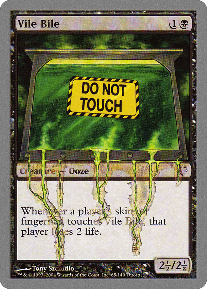 Vile Bile [Unhinged] MTG Single Magic: The Gathering | Red Claw Gaming