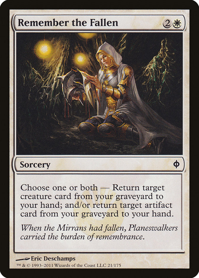 Remember the Fallen [New Phyrexia] MTG Single Magic: The Gathering | Red Claw Gaming