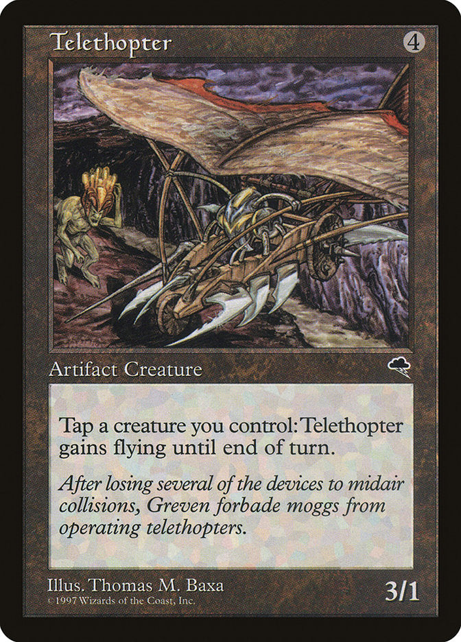 Telethopter [Tempest] MTG Single Magic: The Gathering | Red Claw Gaming