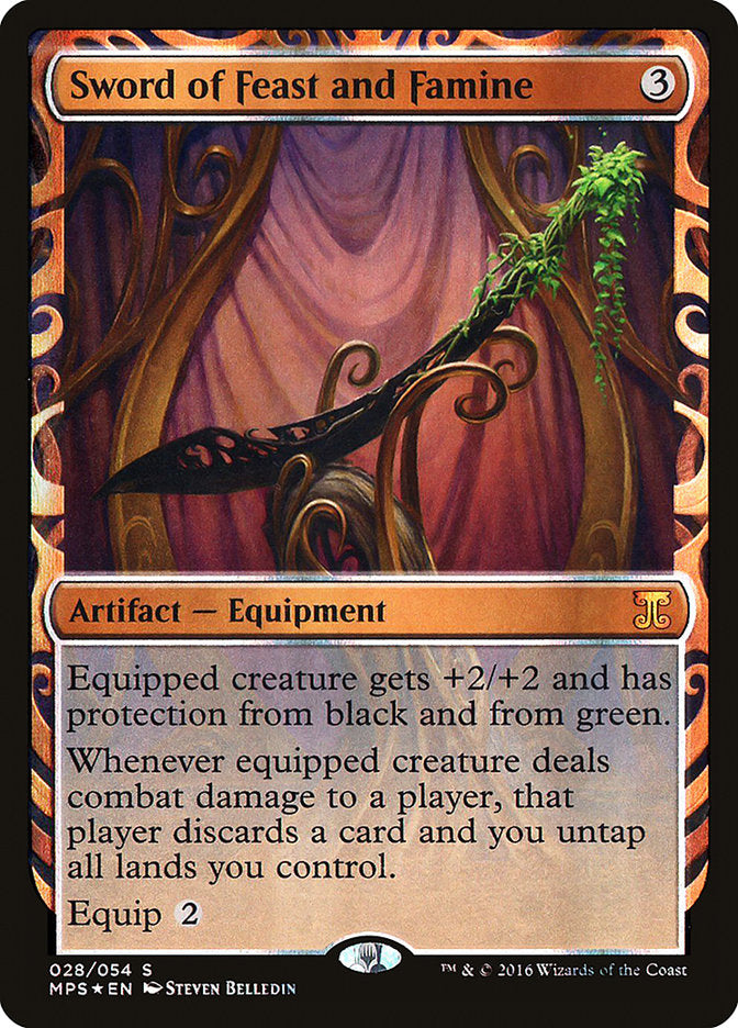 Sword of Feast and Famine [Kaladesh Inventions] MTG Single Magic: The Gathering | Red Claw Gaming