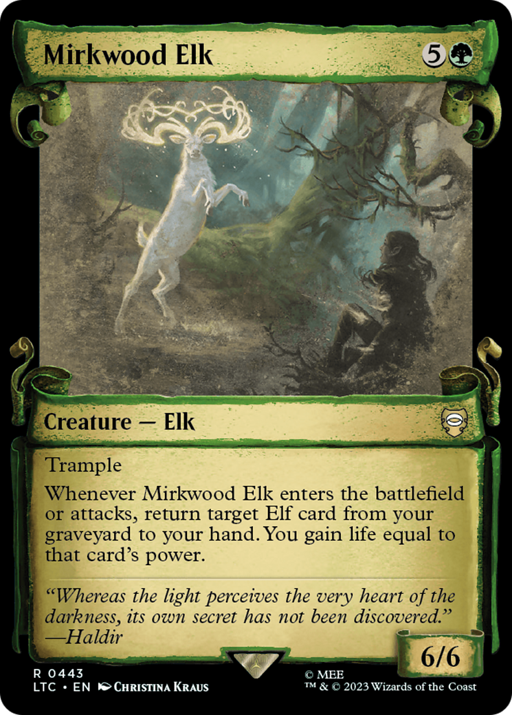 Mirkwood Elk [The Lord of the Rings: Tales of Middle-Earth Commander Showcase Scrolls] MTG Single Magic: The Gathering | Red Claw Gaming
