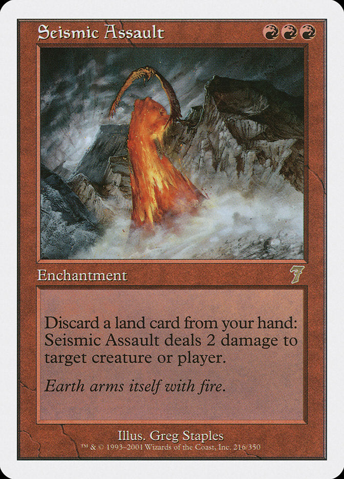 Seismic Assault [Seventh Edition] MTG Single Magic: The Gathering | Red Claw Gaming