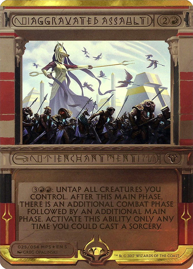 Aggravated Assault (Invocation) [Amonkhet Invocations] MTG Single Magic: The Gathering | Red Claw Gaming