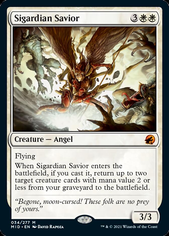 Sigardian Savior [Innistrad: Midnight Hunt] MTG Single Magic: The Gathering | Red Claw Gaming
