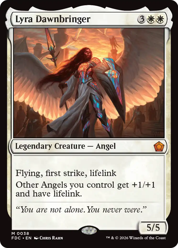 Lyra Dawnbringer [Foundations Commander] | Red Claw Gaming