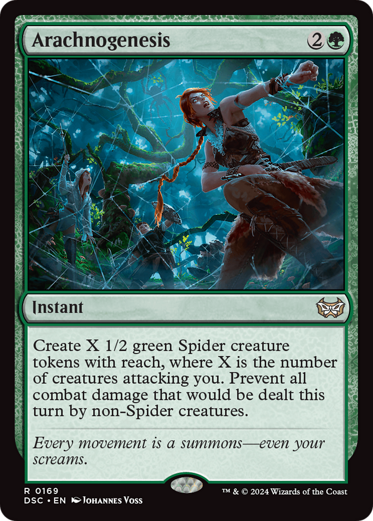 Arachnogenesis [Duskmourn: House of Horror Commander] MTG Single Magic: The Gathering | Red Claw Gaming
