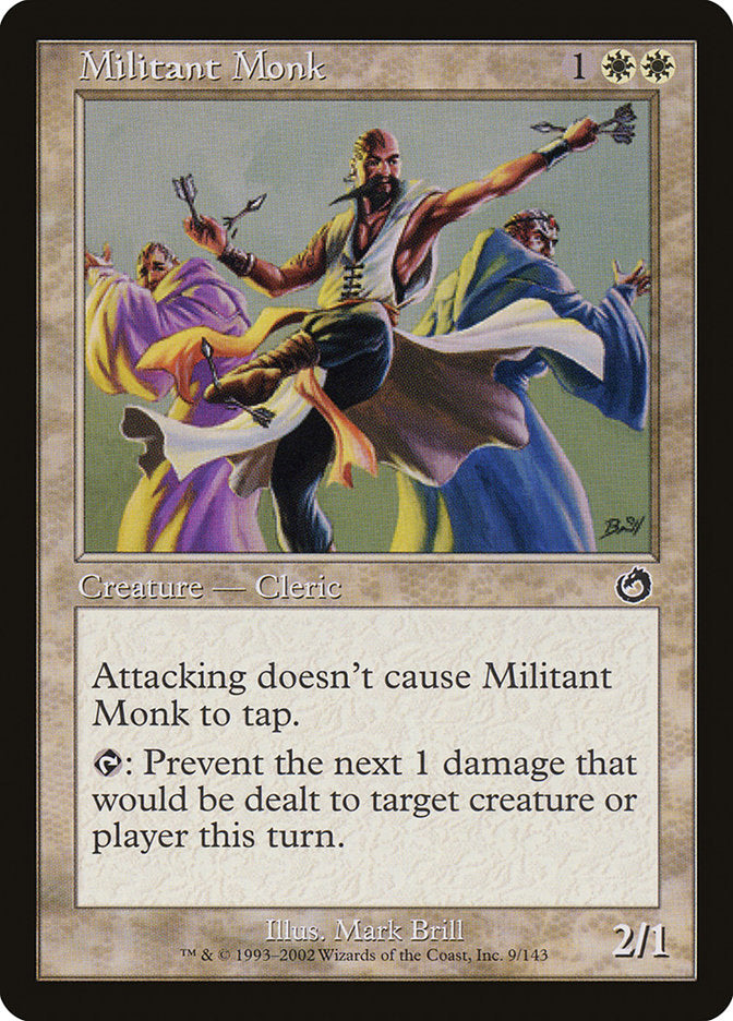 Militant Monk [Torment] MTG Single Magic: The Gathering | Red Claw Gaming