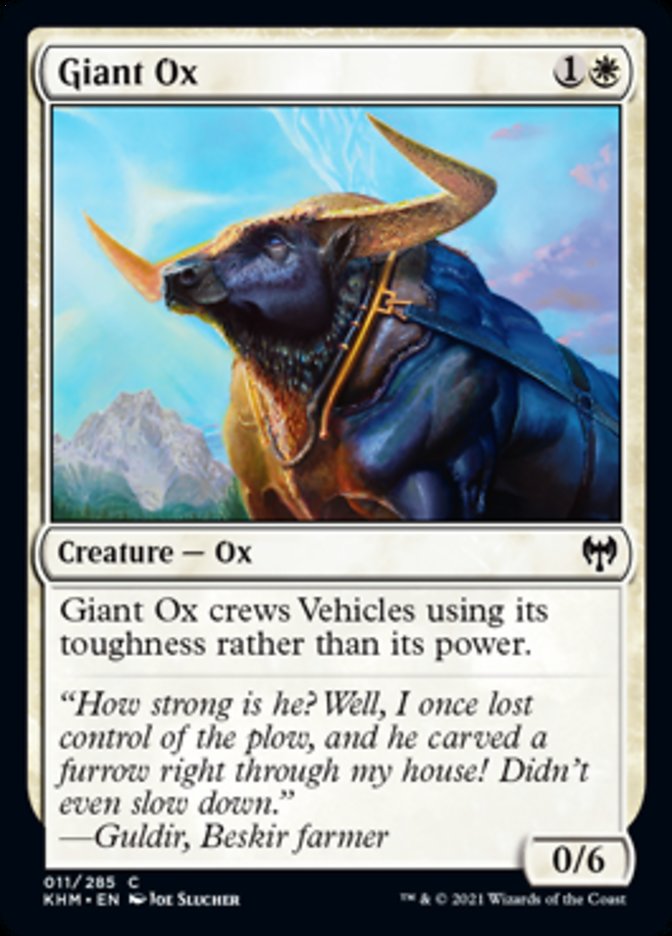 Giant Ox [Kaldheim] MTG Single Magic: The Gathering | Red Claw Gaming