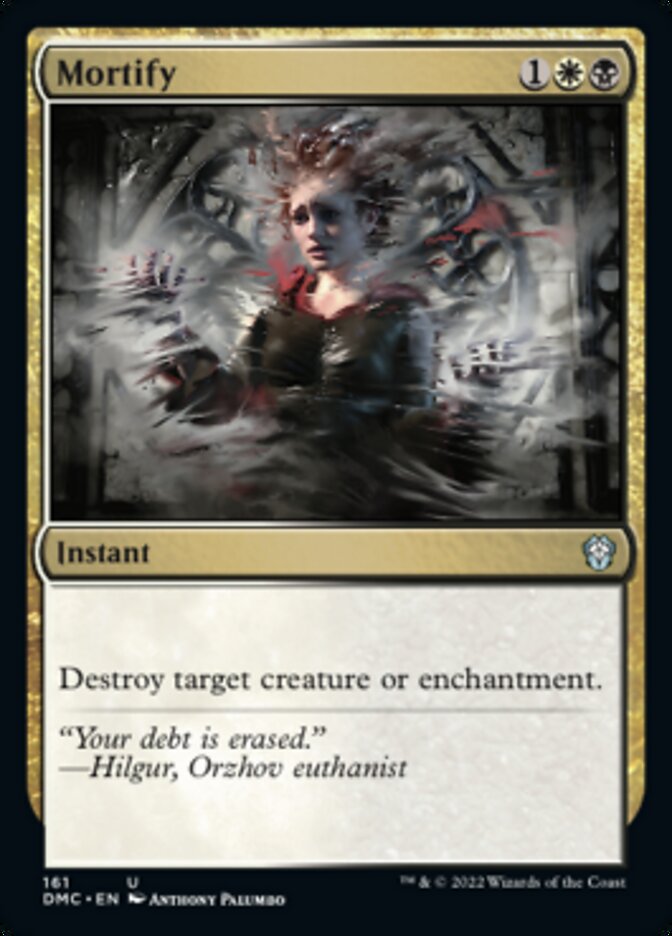 Mortify [Dominaria United Commander] MTG Single Magic: The Gathering | Red Claw Gaming