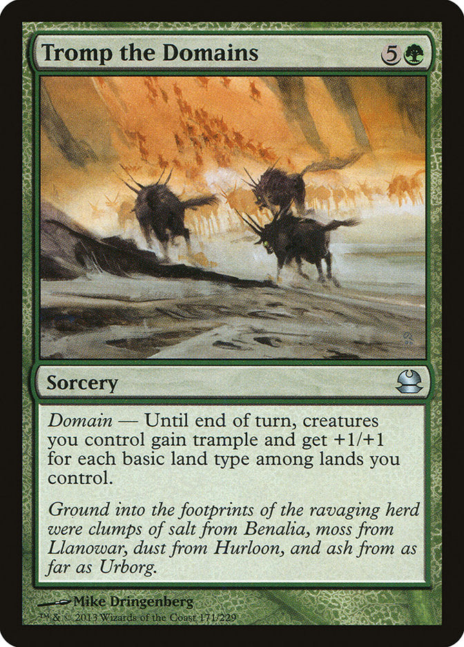 Tromp the Domains [Modern Masters] MTG Single Magic: The Gathering | Red Claw Gaming