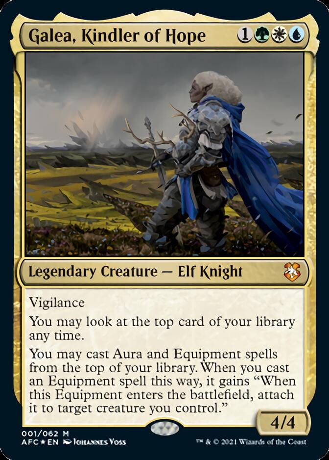 Galea, Kindler of Hope [Dungeons & Dragons: Adventures in the Forgotten Realms Commander] MTG Single Magic: The Gathering | Red Claw Gaming