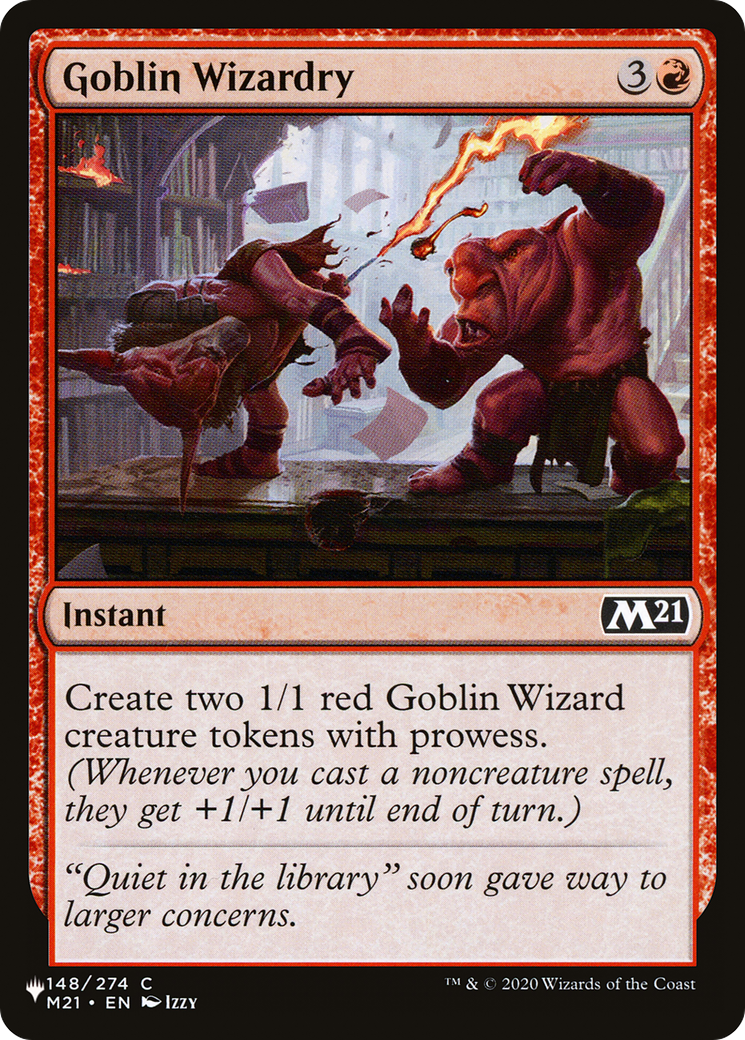 Goblin Wizardry [The List] MTG Single Magic: The Gathering | Red Claw Gaming