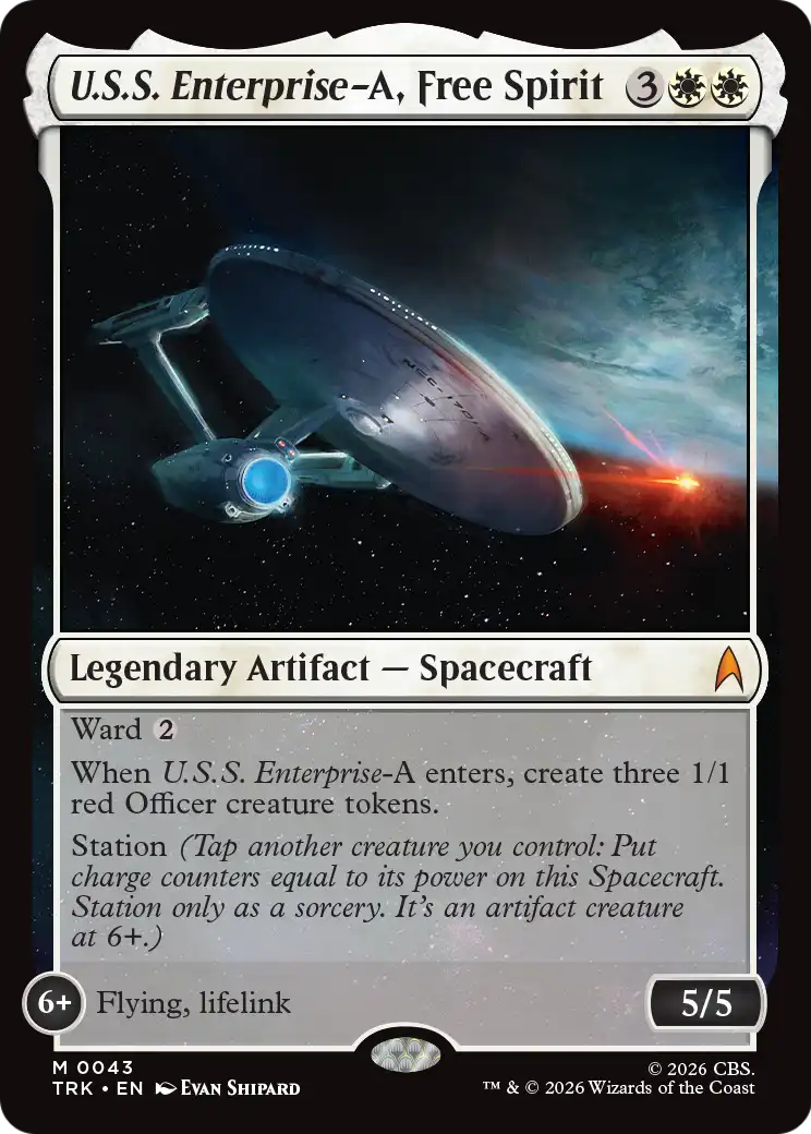 U.S.S. Enterprise-A, Free Spirit [Star Trek] | Red Claw Gaming