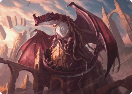 Velomachus Lorehold Art Card [Strixhaven: School of Mages Art Series] MTG Single Magic: The Gathering | Red Claw Gaming