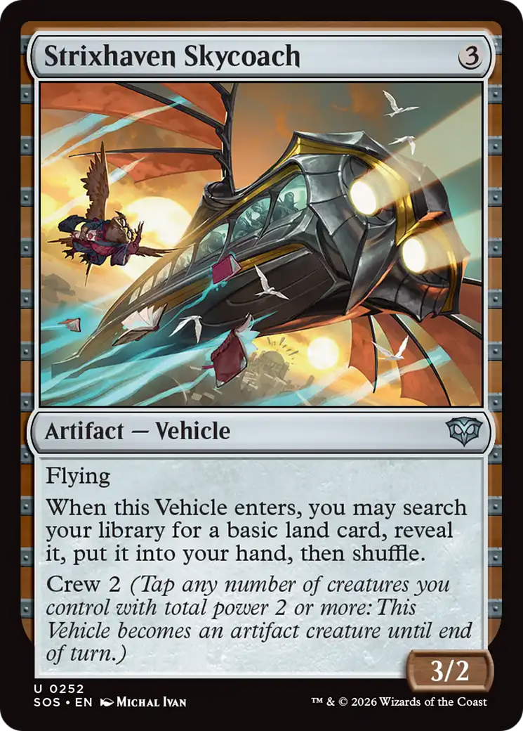 Strixhaven Skycoach [Secrets of Strixhaven] MTG Single Magic: The Gathering | Red Claw Gaming