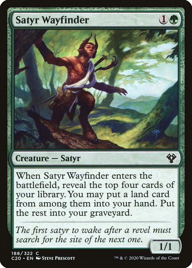 Satyr Wayfinder [Commander 2020] MTG Single Magic: The Gathering | Red Claw Gaming