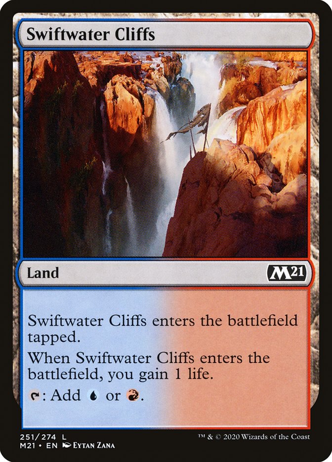 Swiftwater Cliffs [Core Set 2021] MTG Single Magic: The Gathering | Red Claw Gaming