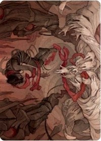 Thwart the Grave Art Card [Zendikar Rising Art Series] MTG Single Magic: The Gathering | Red Claw Gaming