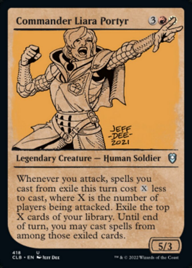Commander Liara Portyr (Showcase) [Commander Legends: Battle for Baldur's Gate] MTG Single Magic: The Gathering | Red Claw Gaming
