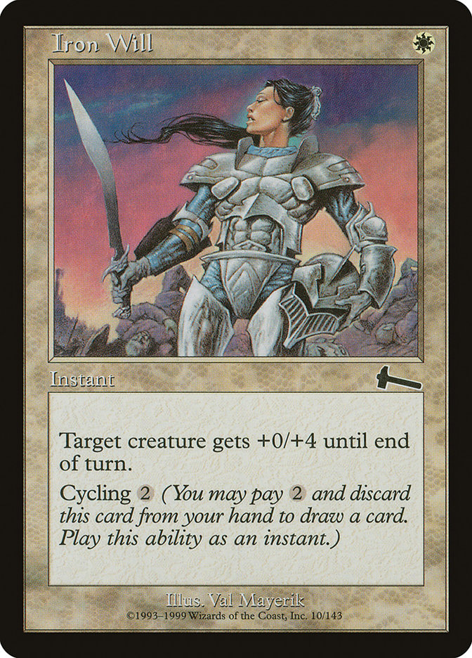 Iron Will [Urza's Legacy] MTG Single Magic: The Gathering | Red Claw Gaming