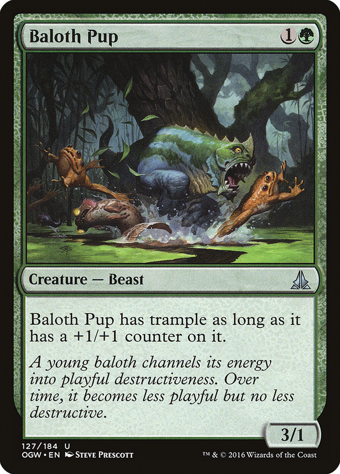 Baloth Pup [Oath of the Gatewatch] MTG Single Magic: The Gathering | Red Claw Gaming