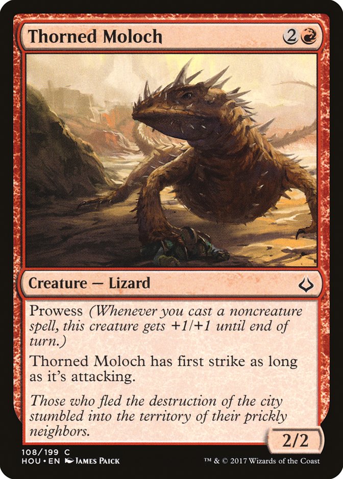 Thorned Moloch [Hour of Devastation] MTG Single Magic: The Gathering | Red Claw Gaming