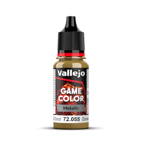 GAME COLOR 055-18ML. POLISHED GOLD Vallejo Game Color Vallejo    | Red Claw Gaming