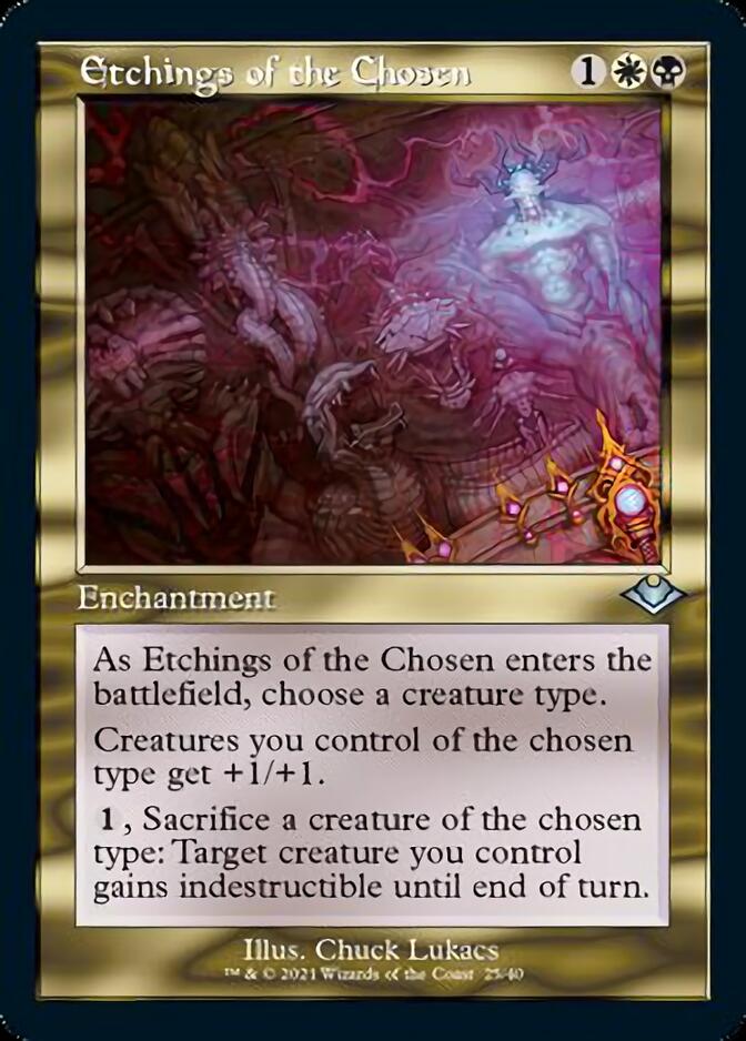 Etchings of the Chosen (Retro) [Modern Horizons] MTG Single Magic: The Gathering    | Red Claw Gaming