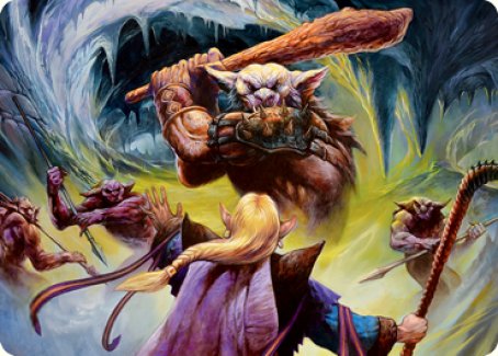 Den of the Bugbear (Dungeon Module) Art Card [Dungeons & Dragons: Adventures in the Forgotten Realms Art Series] MTG Single Magic: The Gathering | Red Claw Gaming