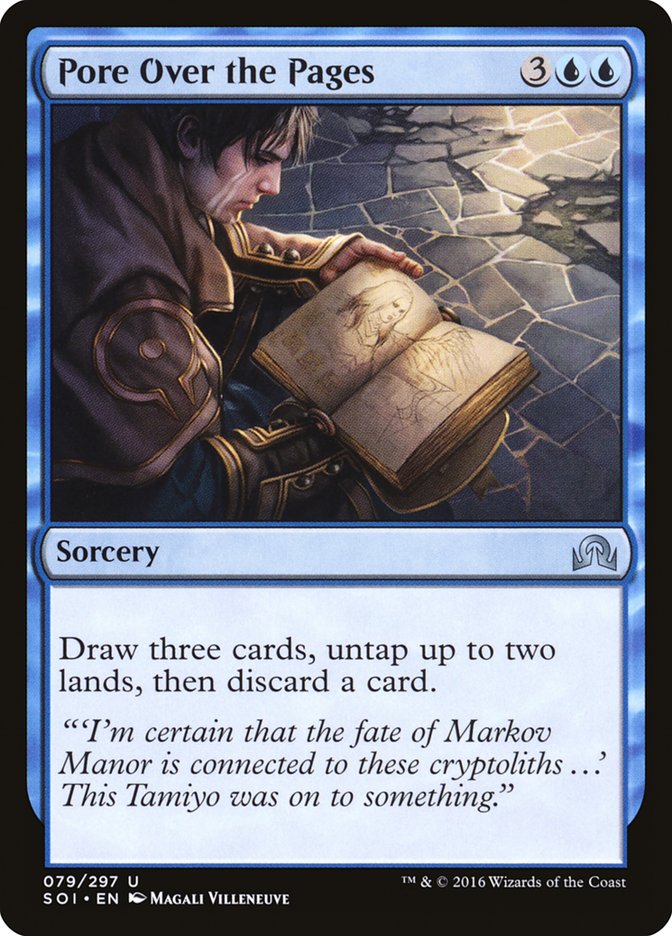 Pore Over the Pages [Shadows over Innistrad] MTG Single Magic: The Gathering | Red Claw Gaming