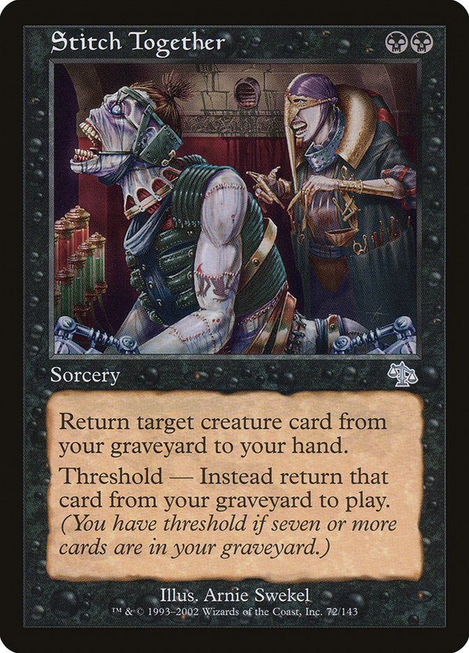 Stitch Together [Judgment] MTG Single Magic: The Gathering | Red Claw Gaming