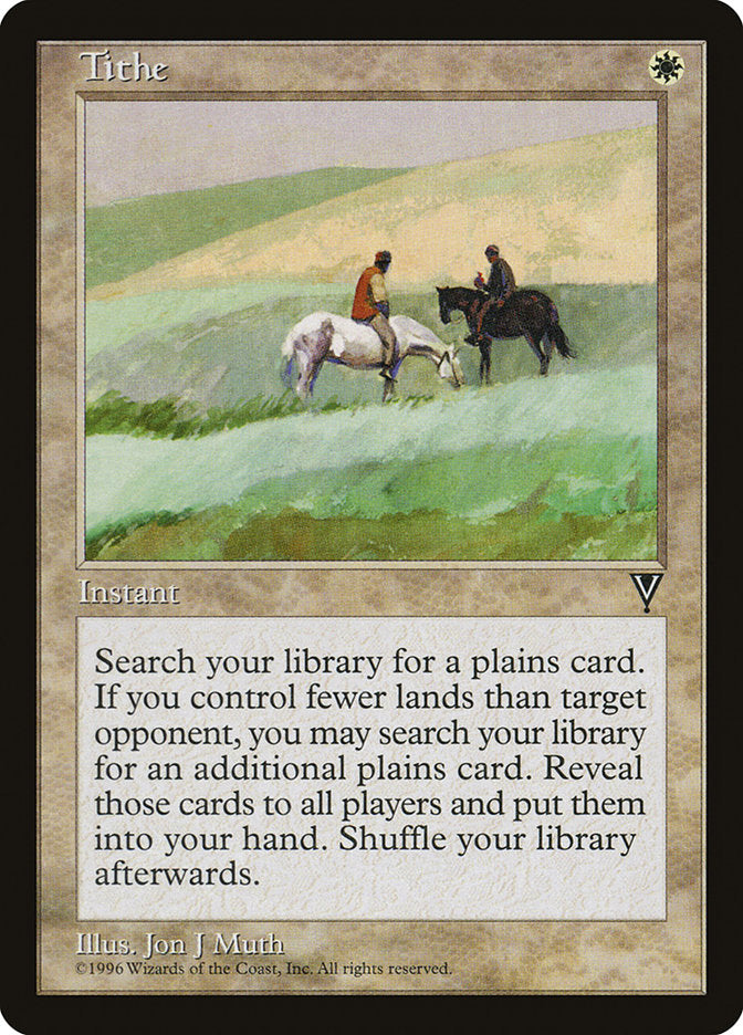 Tithe [Visions] MTG Single Magic: The Gathering | Red Claw Gaming
