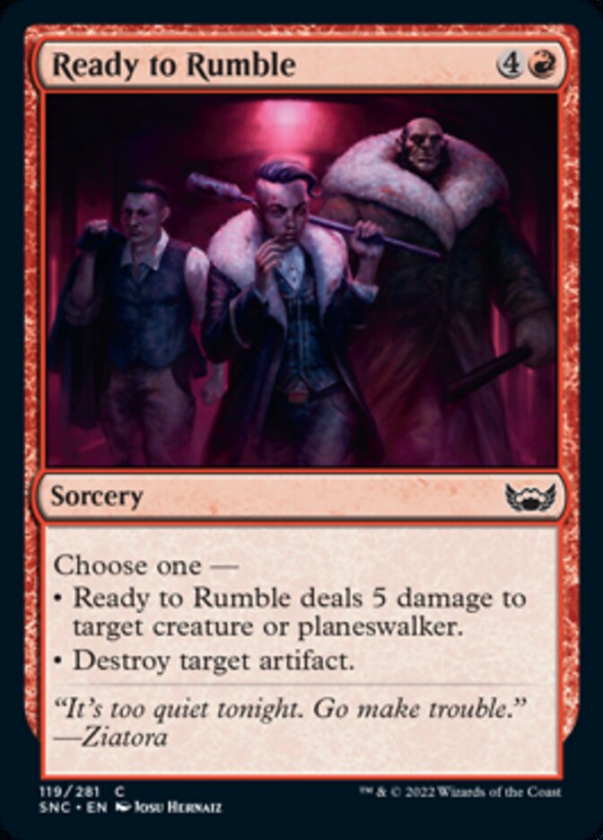 Ready to Rumble [Streets of New Capenna] MTG Single Magic: The Gathering | Red Claw Gaming