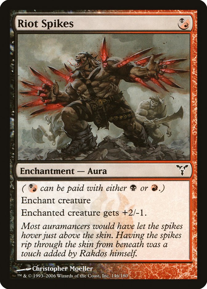 Riot Spikes [Dissension] MTG Single Magic: The Gathering | Red Claw Gaming