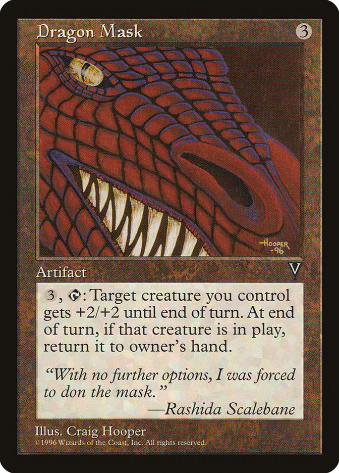 Dragon Mask [Visions] MTG Single Magic: The Gathering | Red Claw Gaming