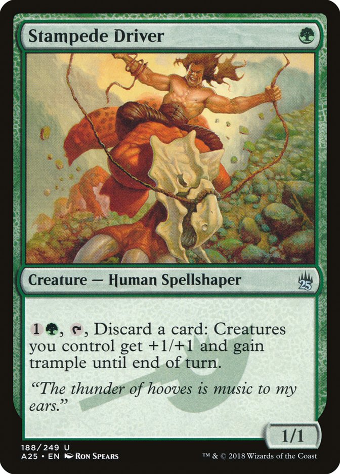 Stampede Driver [Masters 25] MTG Single Magic: The Gathering | Red Claw Gaming