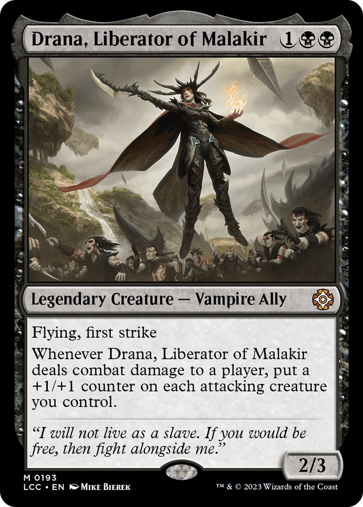 Drana, Liberator of Malakir [The Lost Caverns of Ixalan Commander] MTG Single Magic: The Gathering | Red Claw Gaming