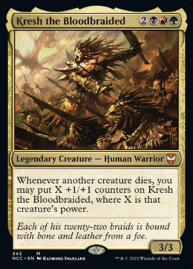 Kresh the Bloodbraided [Streets of New Capenna Commander] MTG Single Magic: The Gathering | Red Claw Gaming