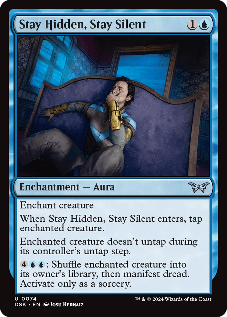 Stay Hidden, Stay Silent (0074) [Duskmourn: House of Horror] MTG Single Magic: The Gathering | Red Claw Gaming