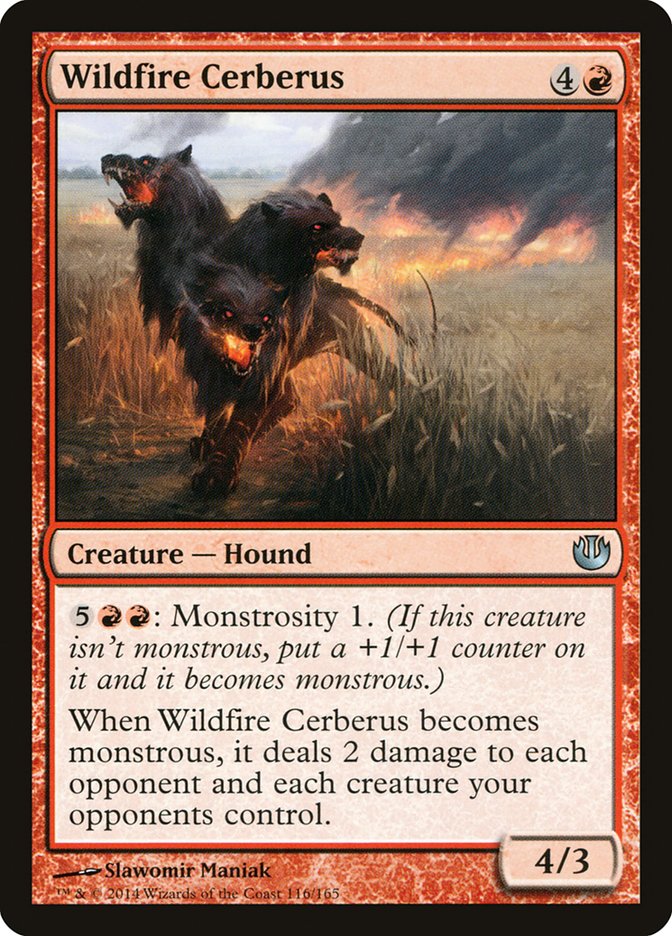 Wildfire Cerberus [Journey into Nyx] MTG Single Magic: The Gathering | Red Claw Gaming