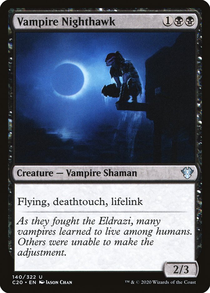 Vampire Nighthawk [Commander 2020] MTG Single Magic: The Gathering | Red Claw Gaming