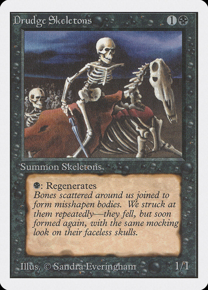 Drudge Skeletons [Unlimited Edition] MTG Single Magic: The Gathering | Red Claw Gaming